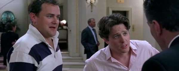 Before he was Lord Grantham, he was a chap in a rugby shirt who palled around with Hugh Grant.