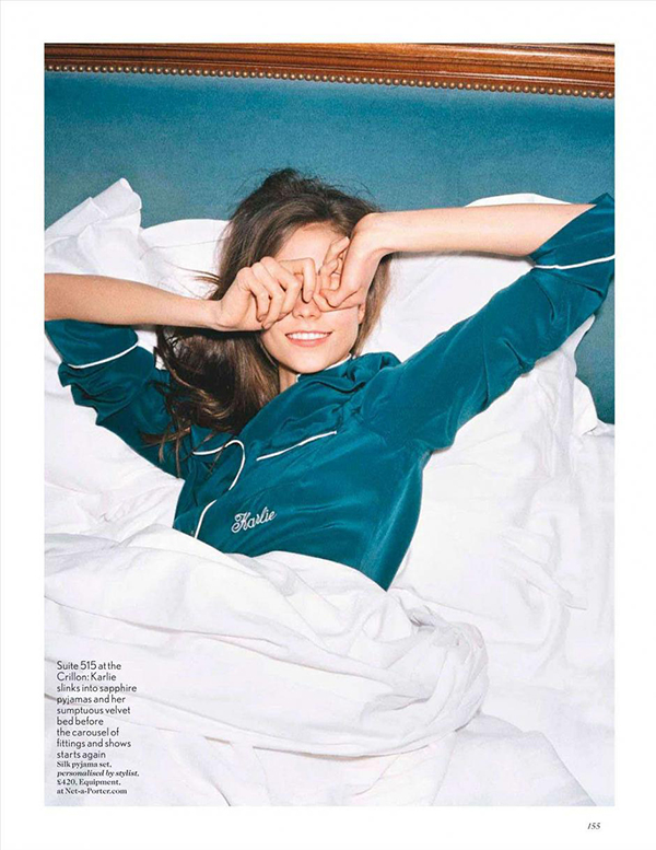 Karlie Kloss, Vogue UK May 2012  |  Secrets of a Belle, When It's Sleepy Time Down South