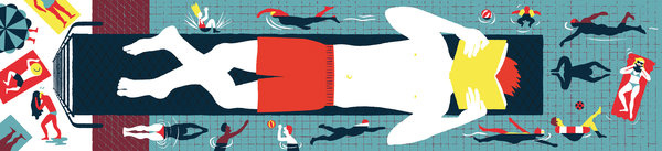 illustration by Golden Cosmos for the NYTimes Book Review