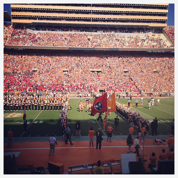 If you live in the South, you know that Saturday is game day. While I'm not much for football, the Tennessee-Georgia game was a total nail-biter!