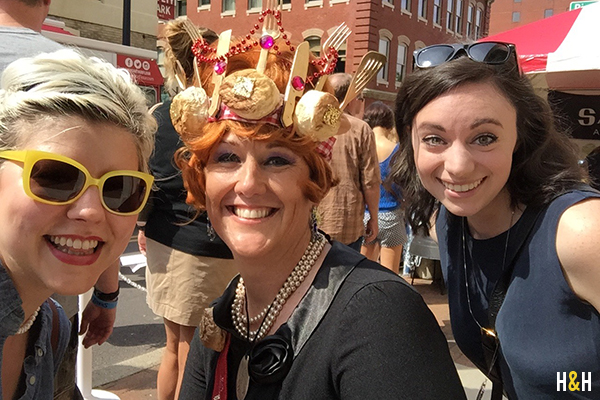 Deanne & I with the Biscuit Queen, Erin Donovan, 2015 Biscuit Festival in Knoxville, TN | Hannah & Husband