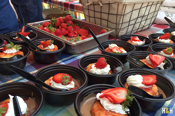 Mama's Farmhouse Chocolate Gravy at 2015 Biscuit Festival in Knoxville, TN | Hannah & Husband
